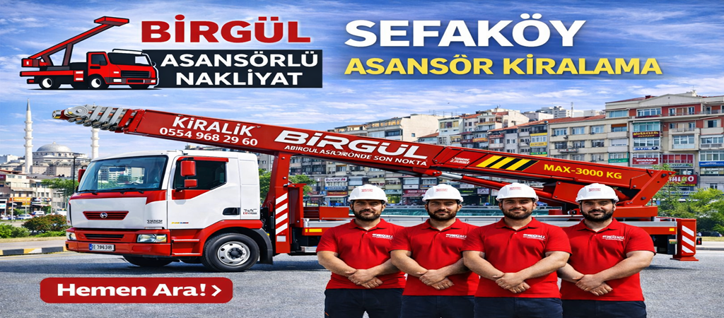 Sefaköy Asansör Kiralama