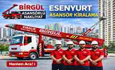 Esenyurt asansör kiralama