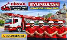 Eyüpsultan asansör kiralama