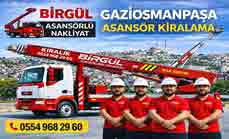 Gaziosmanpaşa asansör kiralama