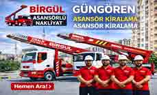 Güngören asansör kiralama