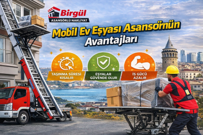 Mobil Ev Eşyası Asansörü