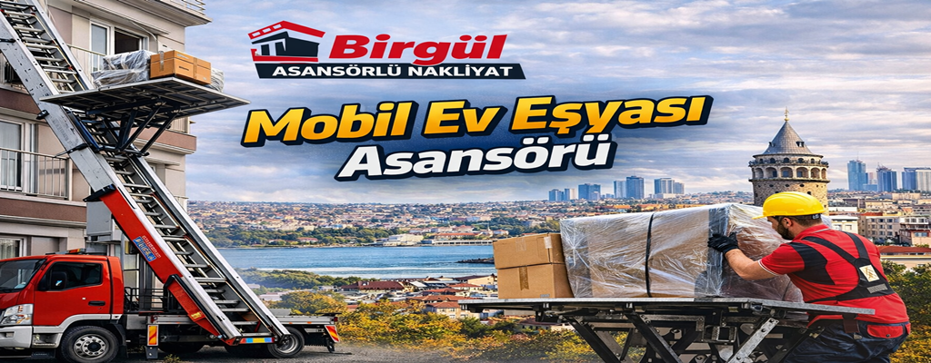 Mobil Ev Eşyası Asansörü